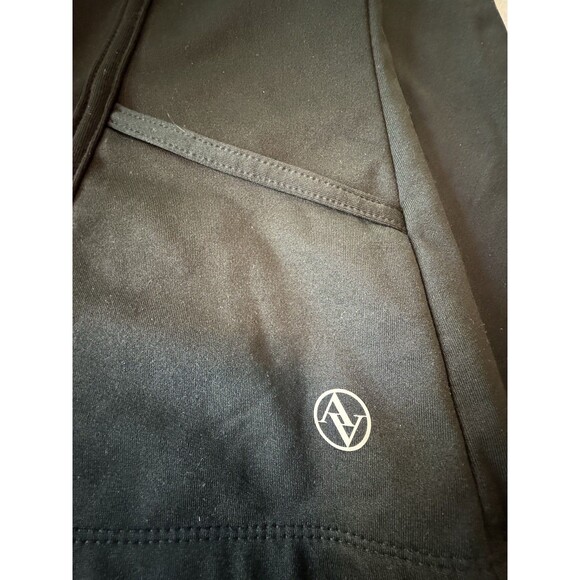 Adrienne Vittadini Sport Hoodie Jacket Women's Size Large Black Full Zip Pockets - Picture 7 of 7